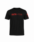 Faith>Fear Black T-shirt